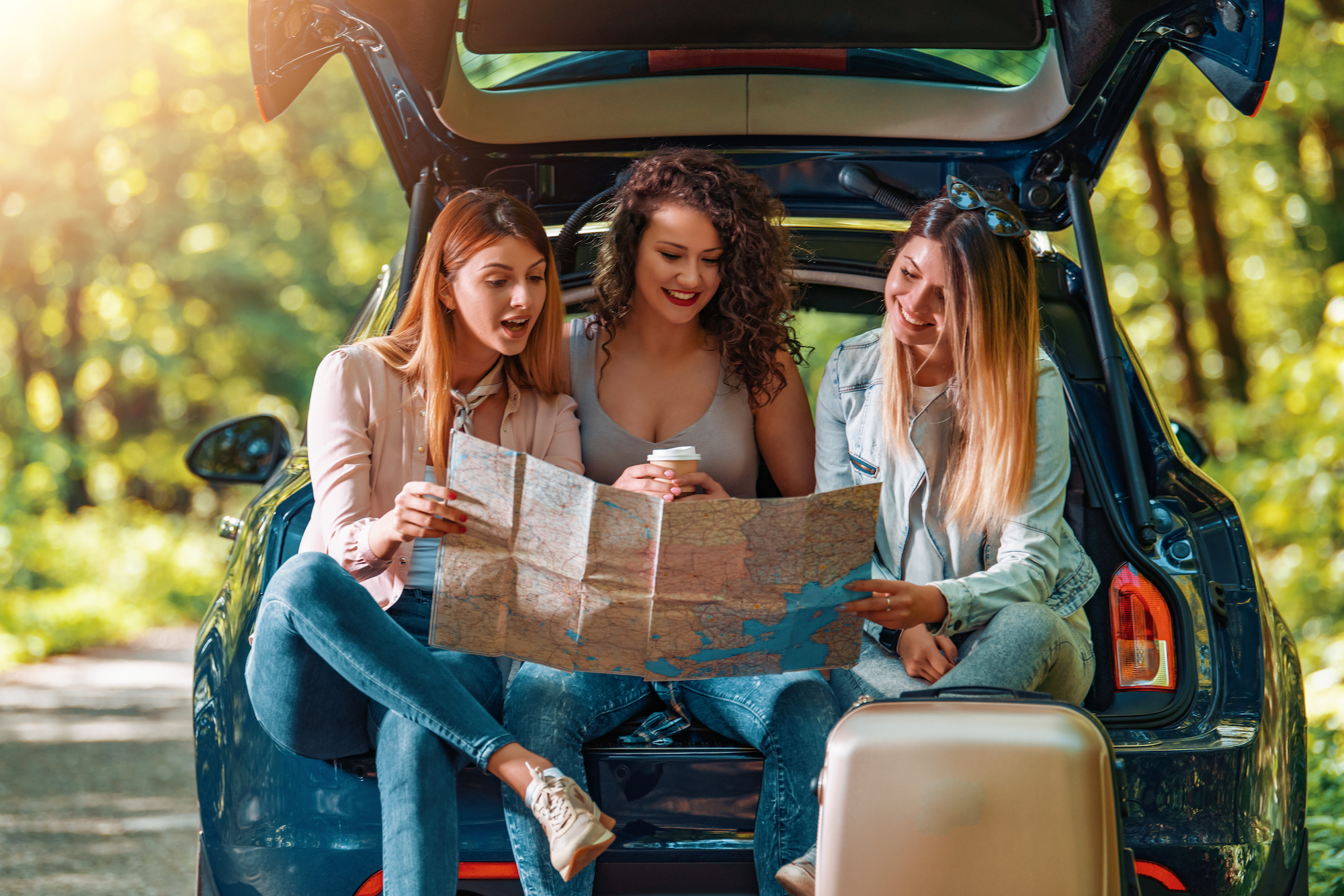 Plaisirs de voyage en groupe